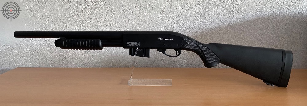 Réplique Fusil a pompe airsoft métal ShotGun Swiss Arms Spring 1.4