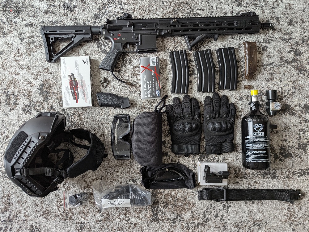 Réplique Airsoft E&C 416 + Kit HPA complet